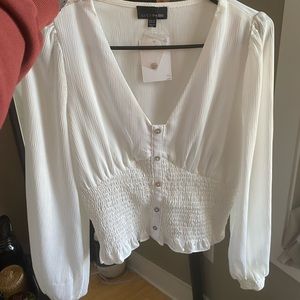 Lucy Paris White Blouse (never worn)